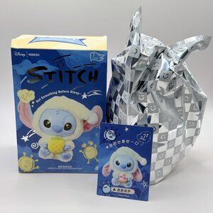 MINISO x Disney Stitch Eat Something Before Sleep Vinyl Plush - Crispy Pizza